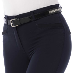 Broek Equithème Safir Marine / zwart Blauw Broek Equithème Safir Marine / zwart Blauw