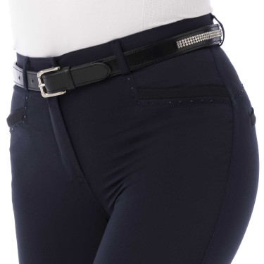 Pantalon Equithème Safir Marine / noir Bleu