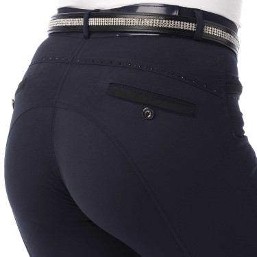 Broek Equithème Safir Marine / zwart Blauw Broek Equithème Safir Marine / zwart Blauw