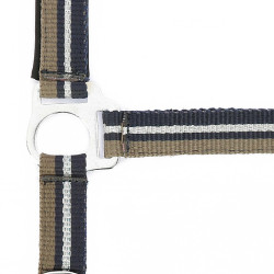 Halster + lijn Norton Brillant Taupe / marine / zilver Bruin