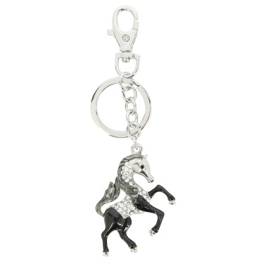 Porte-clés Equi-Kids Lune Noir / argent Porte-clés Equi-Kids Lune Noir / argent