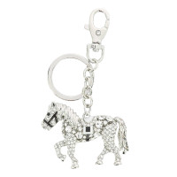 Sleutelhanger Equi-Kids Charly Zilver / zwart