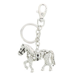 Sleutelhanger Equi-Kids Charly Zilver / zwart