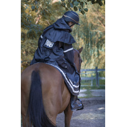 Imperméable Equithème RiderCoat Noir Imperméable Equithème RiderCoat Noir