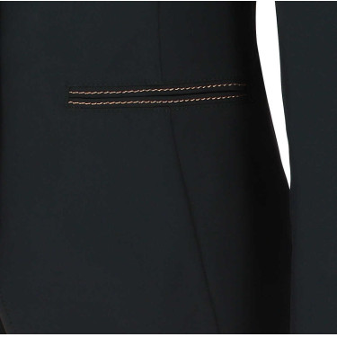 Veste de concours Equithème Bale Noir Veste de concours Equithème Bale Noir