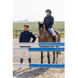 Gewatteerde jas Pro Series Diagonal Marineblauw