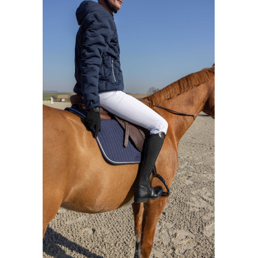 Gewatteerde jas Pro Series Diagonal Marineblauw