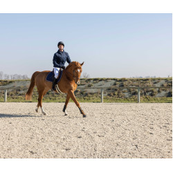 Gewatteerde jas Pro Series Diagonal Marineblauw