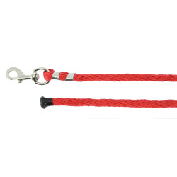 Longe d'attache Equithème Soft Rouge