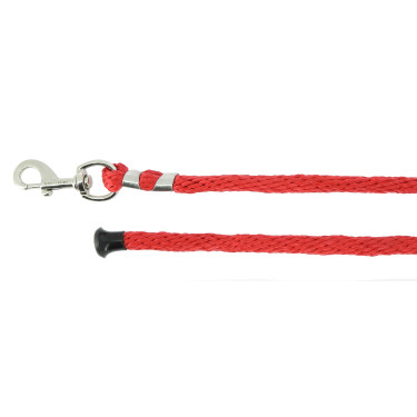 Longe d'attache Equithème Soft Rouge