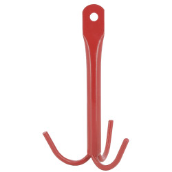 Hippotonic 3-haak anker Rood