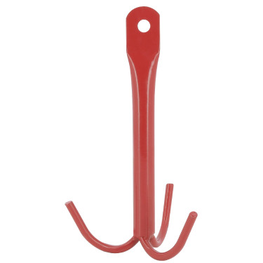 Hippotonic 3-haak anker Rood