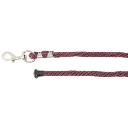 Aanbindlijn Equithème Soft Satijn Bordeaux