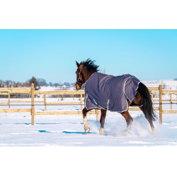 Equithème Tyrex 1200D gerecycleerde deken Taupe Bruin