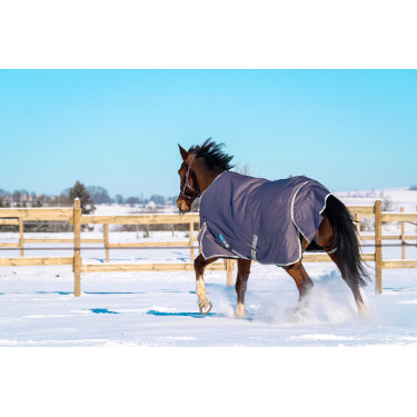 Equithème Tyrex 1200D gerecycleerde deken Taupe Bruin