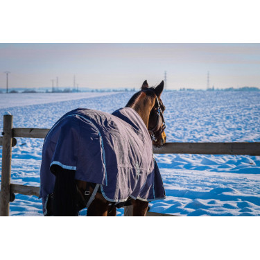 Equithème Tyrex 1200D gerecycleerde deken Taupe Bruin