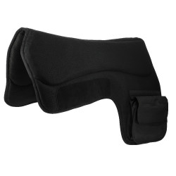 Western deken Westride met zakken Zwart