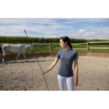 T-shirt Pro Series Vibration korte mouwen Blauw