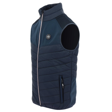 Mouwloos vest Equithème Jules Marineblauw