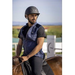 Mouwloos vest Equithème Jules Marineblauw