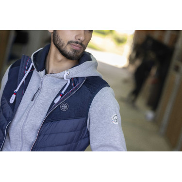 Mouwloos vest Equithème Jules Marineblauw