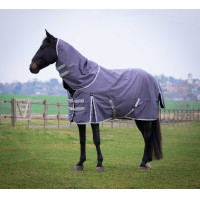 Couvre-cou Equithème Tyrex 1200D recyclé Taupe Marron