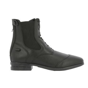 Boots Equithème Zurich à zip et lacets Noir