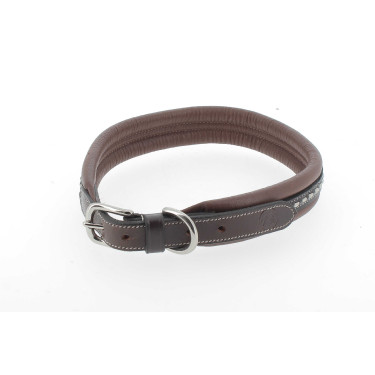 Halsband voor hond Pénélope Point Sellier Havana Bruin