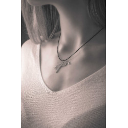 Pénélope ruiterketting Zilver