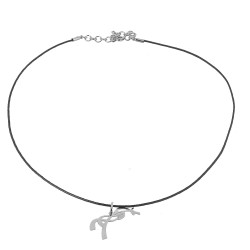 Pénélope ruiterketting Zilver