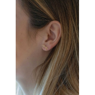 Boucles oreilles Pénélope Milly Doré