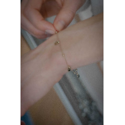 Bracelet Pénélope Eugénie doré Bracelet Pénélope Eugénie doré