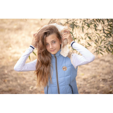 Mouwloze Pénélope Roger bodywarmer Arctisch blauw Mouwloze Pénélope Roger bodywarmer Arctisch blauw