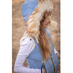 Mouwloze Pénélope Roger bodywarmer Arctisch blauw