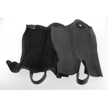 Mini chaps Pénélope Softy Noir