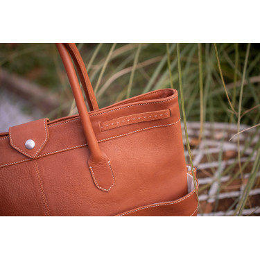 Sac à main Pénélope Maisons Laffitte Cognac Marron