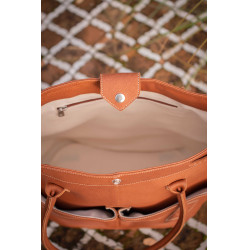 Sac à main Pénélope Maisons Laffitte Cognac Marron