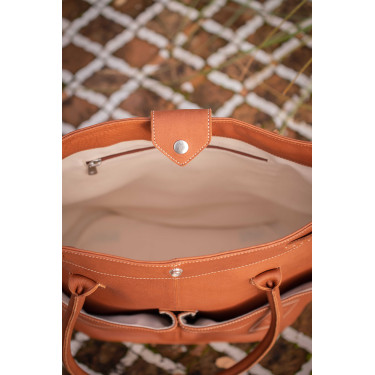 Sac à main Pénélope Maisons Laffitte Cognac Marron