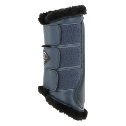Guêtres fermées Equithème French Touch Bleu marine