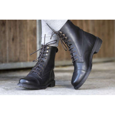 Boots cuir Equithème Dandy Marron