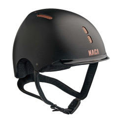 Casque d'équitation NACA Gravity S Noir onyx mat / rose gold Casque d'équitation NACA Gravity S Noir onyx mat / rose gold