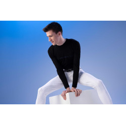 T-shirt Pro Series Canter manches longues Noir