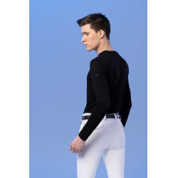 T-shirt Pro Series Canter manches longues Noir