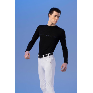 T-shirt Pro Series Canter manches longues Noir