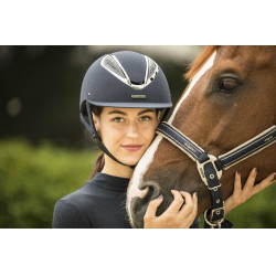 Licol Lami-Cell Elegance Marine / champagne Bleu