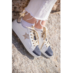 Sneakers Pénélope Neptune Blanc / marine