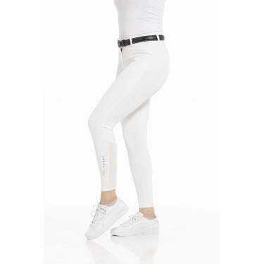 Pantalon Equithème Claudine fond silicone Blanc