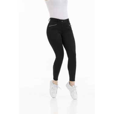 Pantalon Equithème Claudine fond silicone Noir