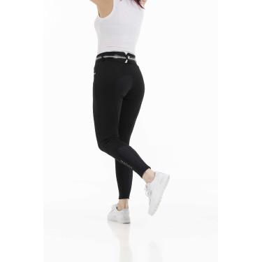 Pantalon Equithème Claudine fond silicone Noir