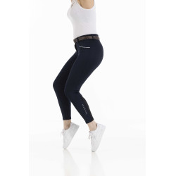 Pantalon Equithème Claudine fond silicone Bleu marine Pantalon Equithème Claudine fond silicone Bleu marine